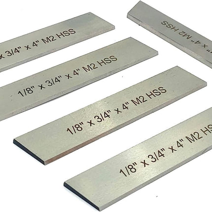 HSS Blades 1/8" x 3/4" (Wide) x 4" (Long) for Lathe Parting Cut Off & Tool Holders (Copy)