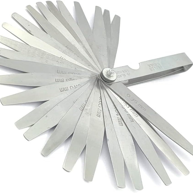 Feeler Gauge Metric Size Stainless Steel Precision Multi Blades Hand Tool Lathe