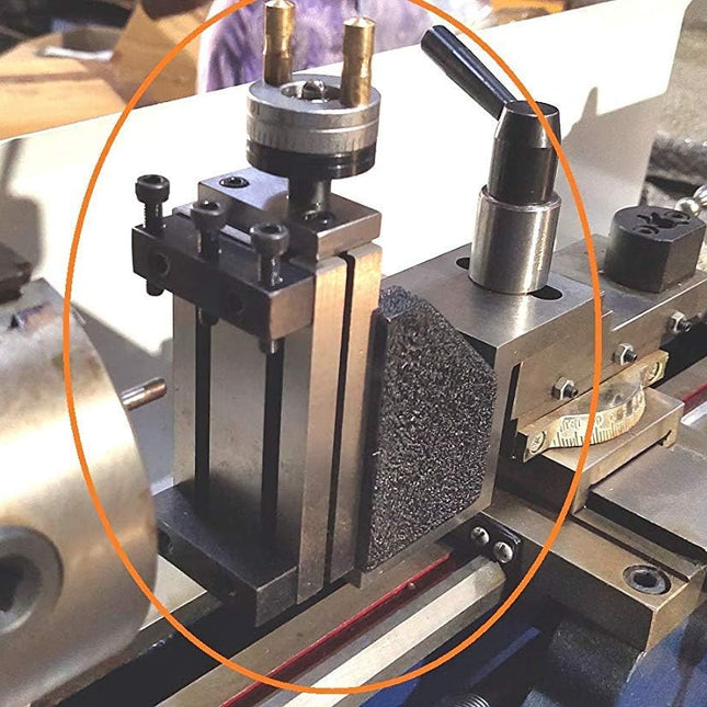 Mini Vertical Slide (90 x 50 mm) with Z Angle Plate -Instant Milling-on Small Bench Lathes