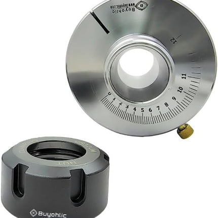 ER32 Eccentric Offset Lathe Chuck, Woodworking & Metalworking Tool~ Adjustable Settings, Turn on Variety of Axis without Removing Work-piece