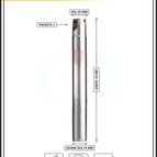 Dia 20 mm~Len 120 mm~19 mm Shank