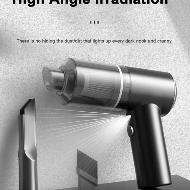 Buyohlic 3 in 1 Mini Vacuum Cleaner for Car 6000 PA Super Suction Cordless 120W High Power Rechargeable Car Vacuum Wireless Handheld Portable