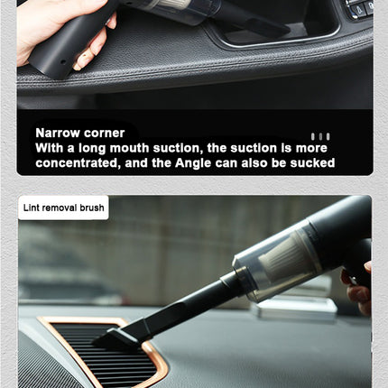 Rechargeable device car vacuum cleaner battery powered use