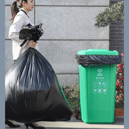 Buyohlic 55-60 Gallon Trash Bags Heavy Duty | 50 Bags Plastic Outdoor Yard Waste Bags | Lawn And Leaf Bags Heavy Duty - Packing May Vary