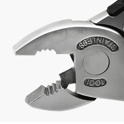 Buyohlic Multitool Wrench set 7 Tools/Pliers/Wire Cutter/Flat Screwdriver Adjustable Multi Purpose Stainless Steel Tool