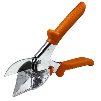 Buyohlic Multi Angle Miter Shears for Angular Cutting of Moulding and Trim, Adjustable at 45 To 135 Degree Angle Cutting Tool Including 3 Spare Blades