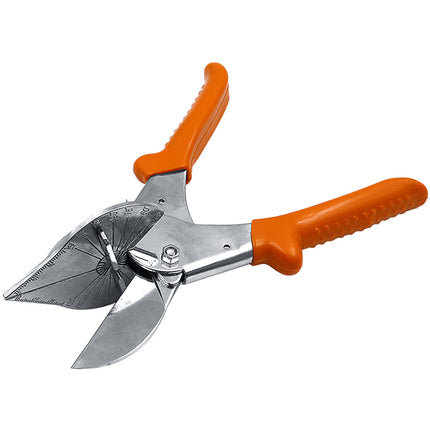 Buyohlic Multi Angle Miter Shears for Angular Cutting of Moulding and Trim, Adjustable at 45 To 135 Degree Angle Cutting Tool Including 3 Spare Blades