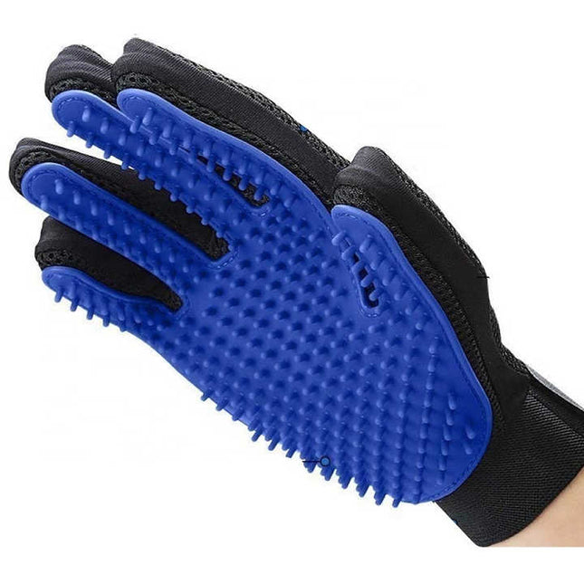 Buyohlic Grooming Mitt for Dogs, Cats, Rabbits & Horses with Long/Short/Curly Hair | Pet Hair Gloves for Pet Hair Removal Pet Grooming Glove - Gentle Deshedding Brush Glove
