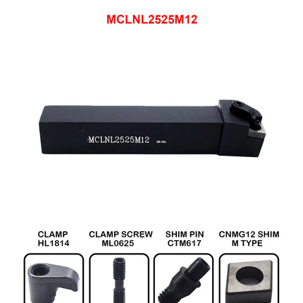 DNMG1506 Turning Holder MDJNR/MDJNL 2020 & 2525 Shank – Left & Right Hand (M15)