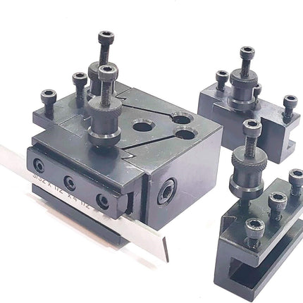 Mini Lathe's Quick Change Tool Post Set II Suits Mini & 90-115mm Centre Height Lathes