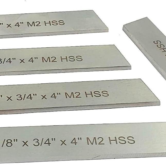 HSS Blades 1/8" x 3/4" (Wide) x 4" (Long) for Lathe Parting Cut Off & Tool Holders (Copy)
