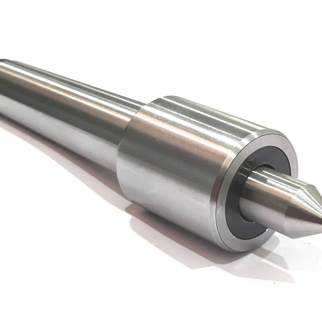 Small Slim Body Precision Triple Bearing Revolving Live Center Under 10 Micron Run-Out & 1500-1800 RPM