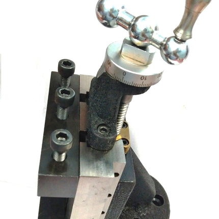Lathe Vertical Milling Slide 4" x 5" Inches (100 x 125 mm) Fixed Base With Clamp 2 Slots