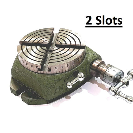 Small Watchmaker 2-3/4" (2.75 Inch) Rotary Table with 50 mm Chuck and Back Plate