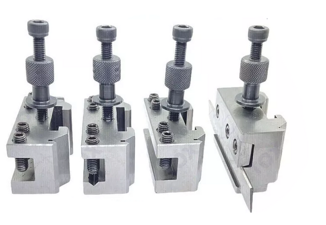 Professional lathe quick change tool post holder system