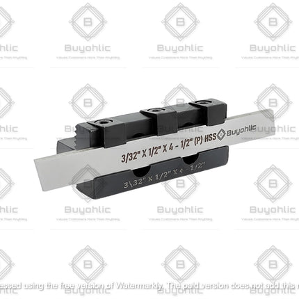 Adjustable T-Parting Cut off Holder with Blade for Lathe Machine Tools