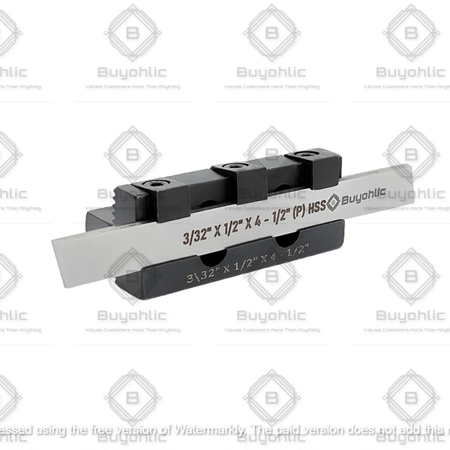 Adjustable T-Parting Cut off Holder with Blade for Lathe Machine Tools