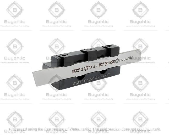 Adjustable T-Parting Cut off Holder with Blade for Lathe Machine Tools