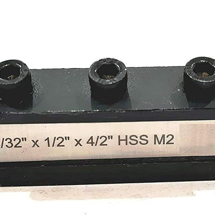Non- Adjustable T-Parting Cut off Holder with Blade for Lathe Machine Tools