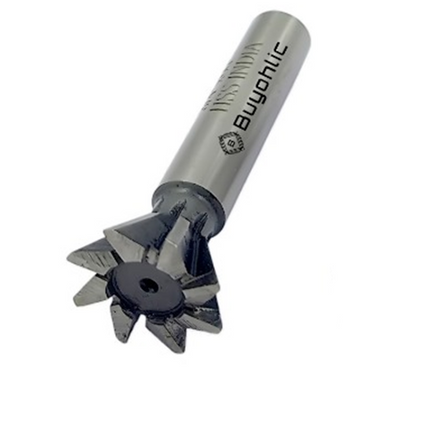 Dovetail Cutter HSS 60° – Durable Double-Edged End Mill Tool for Metalworking & Machining