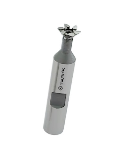 Dovetail Cutter HSS 45° – Durable Double-Edged End Mill Tool for Metalworking & Machining