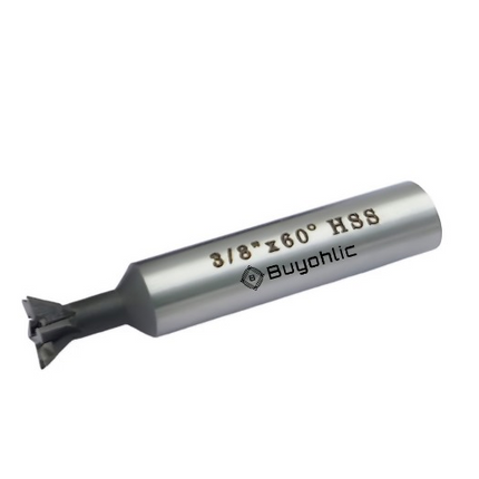 Dovetail Cutter HSS 60° – Durable Double-Edged End Mill Tool for Metalworking & Machining