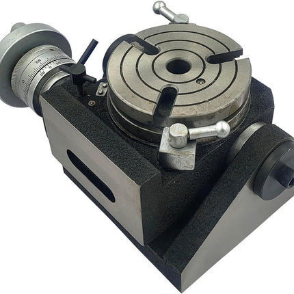 Horizontal Vertical 4" Inch II 110 mm - MT2 Center Bore Rotary Milling Tables