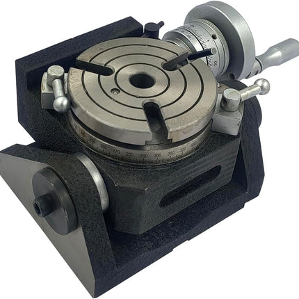 Horizontal Vertical 4" Inch II 110 mm - MT2 Center Bore Rotary Milling Tables