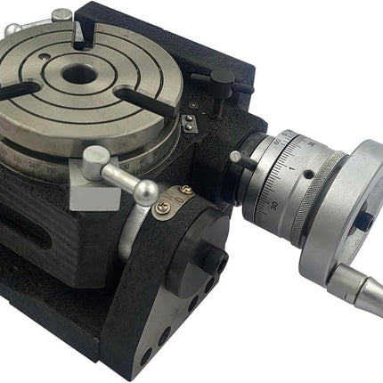Horizontal Vertical 4" Inch II 110 mm - MT2 Center Bore Rotary Milling Tables
