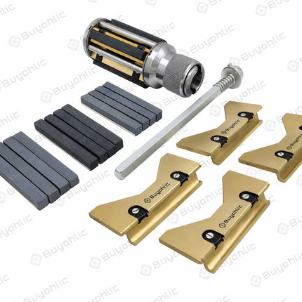 Buyohlic's Adjustable Engine Cylinder Honing Machine Kit with Replaceable Abrasive Stones