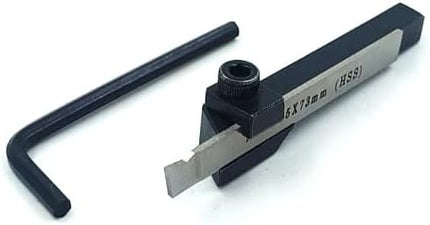 Mini Lathe HSS Parting Tool Blade 1.5 × 8.25 × 73 mm for CNC Milling & Precision Machining