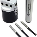 with MT2 Shank (M10 x 1.5 Drawbar) with 3 Carbide Tools