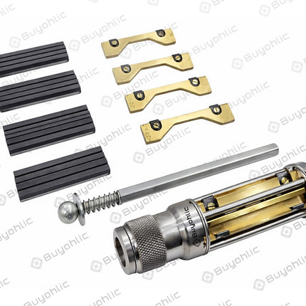 Buyohlic's Adjustable Engine Cylinder Honing Machine Kit with Replaceable Abrasive Stones