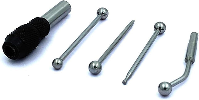 Wiggler & Center finder Set Work Edge Centre Finding Run out concentrical align 5 Pcs Set