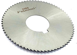 Pack of 3 Pcs Slitting Saw Cutting HSS M2 Blades- Keyway Hole