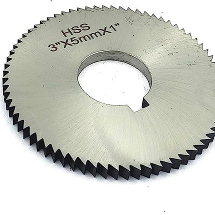 Pack of 3 Pcs Slitting Saw Cutting HSS M2 Blades- Keyway Hole