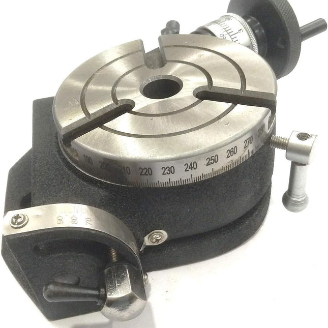 Horizontal Vertical 4" Inch II 100 mm - MT2 Center Bore Tilting Rotary Milling Tables