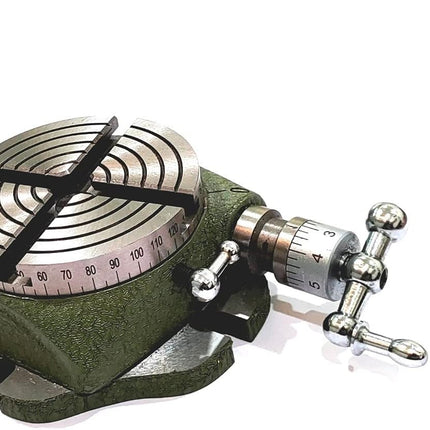 Small Watchmaker 2-3/4" (2.75 Inch) Rotary Table with 50 mm Chuck and Back Plate