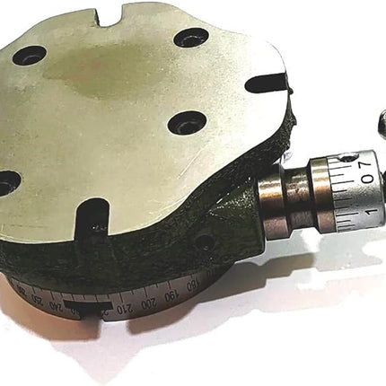Small Watchmaker 2-3/4" (2.75 Inch) Rotary Table with 50 mm Chuck and Back Plate