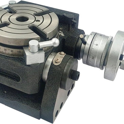 Horizontal Vertical 4" Inch II 110 mm - MT2 Center Bore Rotary Milling Tables
