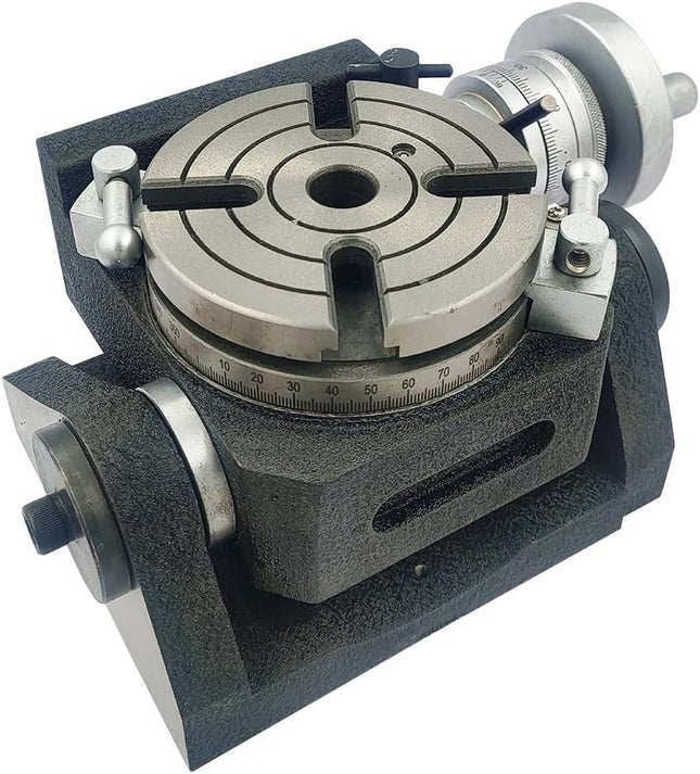 Horizontal Vertical 4" Inch II 110 mm - MT2 Center Bore Rotary Milling Tables