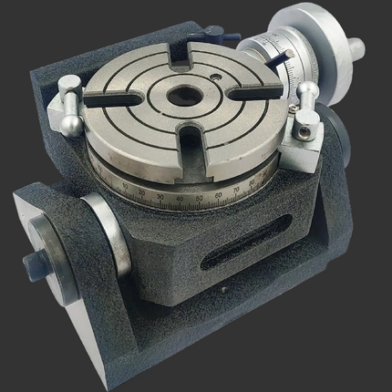 Horizontal Vertical 4" Inch II 110 mm - MT2 Center Bore Rotary Milling Tables