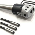 with MT3 Shank (M12 x 1.75 Drawbar) with 3 Carbide Tools