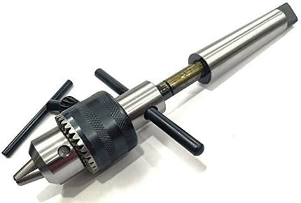 Lathe's Easy Tapping Attachment, Supplied Drill Chuck For Tapping, Reaming, & Drill Operations