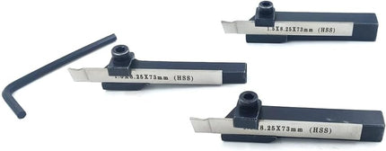 Mini Lathe HSS Parting Tool Blade 1.5 × 8.25 × 73 mm for CNC Milling & Precision Machining