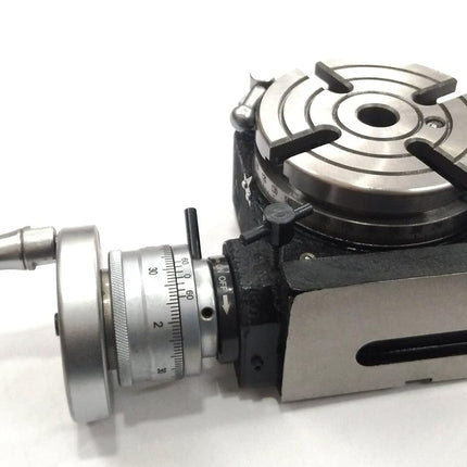Horizontal Vertical 4" Inch II 110 mm - MT2 Center Bore Rotary Milling Tables
