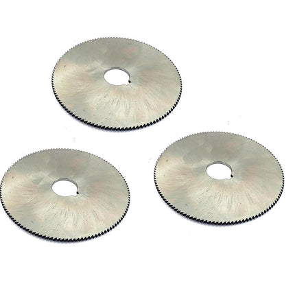 Pack of 3 Pcs Slitting Saw Cutting HSS M2 Blades- Keyway Hole
