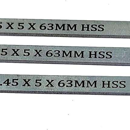 HSS Spare Parting Blades for Mini Cut Off Tool Holders 6,8, 10 mm Shank Sizes