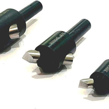 Round Small Fly cutting tool set of 3 Pcs (3/8" Shank) with HSS Cutting Tool Bit (Head Diameter : 9/16" , 3/4" & 7/8" Inches)