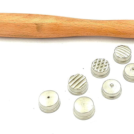 Multi Face Interchangeable Texture Texturing Hammer for Fashion Jewelry Tools
